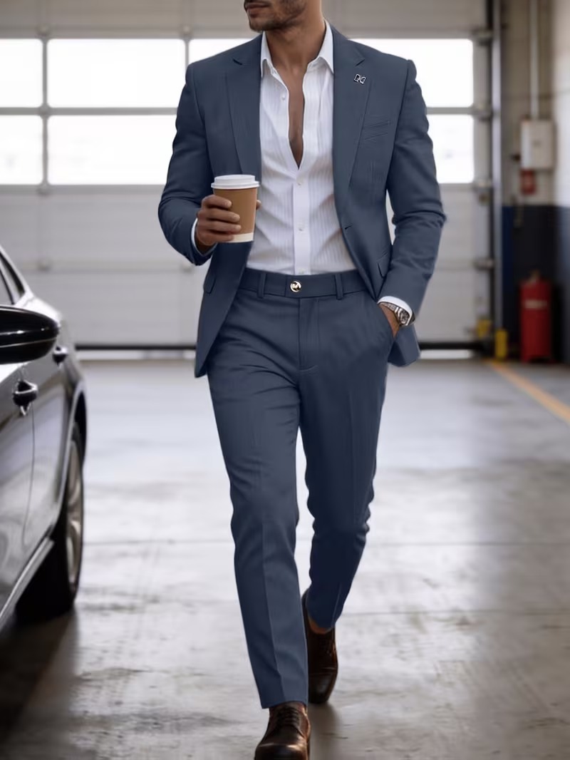 Men’s Business Casual 2-Piece Suit